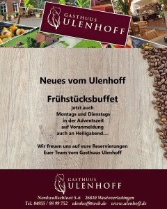 Ulenhoff-News Frühstück Advent